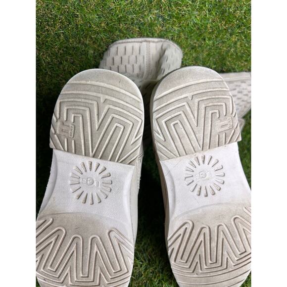 Ugg Shani‎ Perforated Leather Mid-Calf Slip On Boots 5.5 - Picture 9 of 13